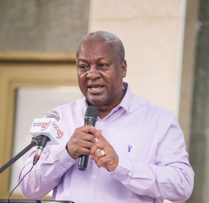 Ghanaians prefer fighting coronavirus face to face due to poor human intervention plans by govt before the lockdown----Former President Mahama asserted