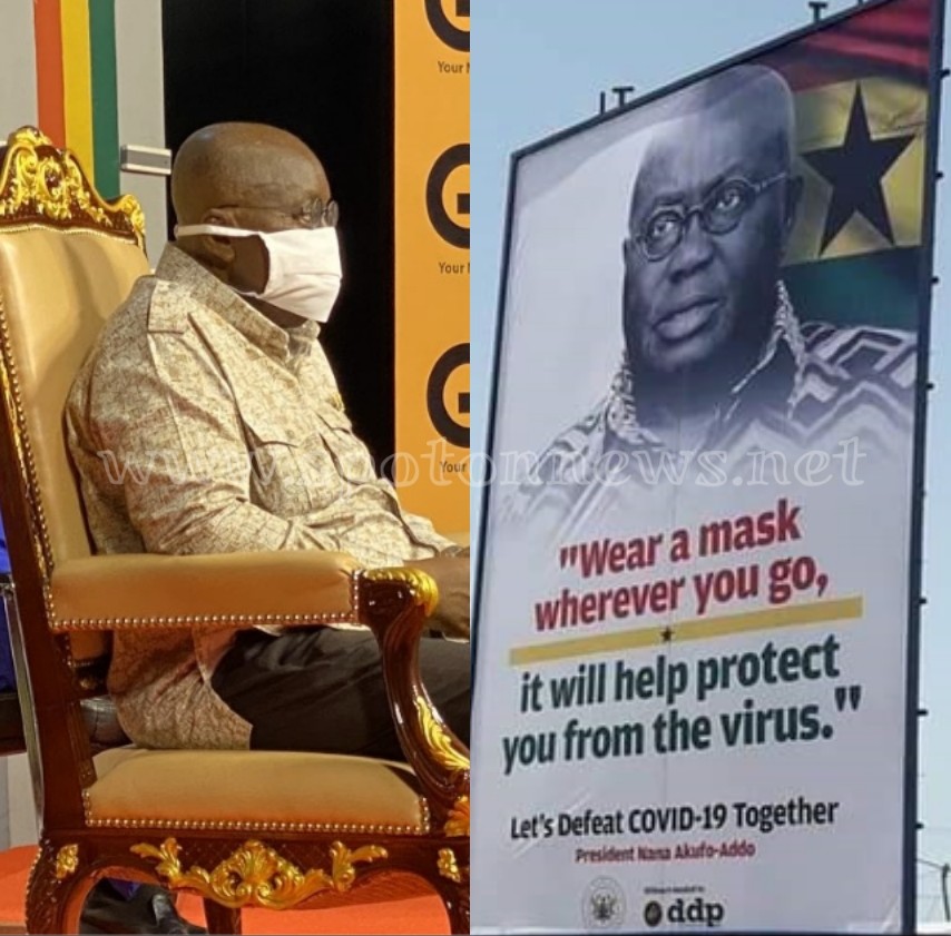 Maskless billboards of the President to be pulled down---Kojo Oppong Nkrumah Maskless billboards of the President to be pulled down---Kojo Oppong Nkrumah
