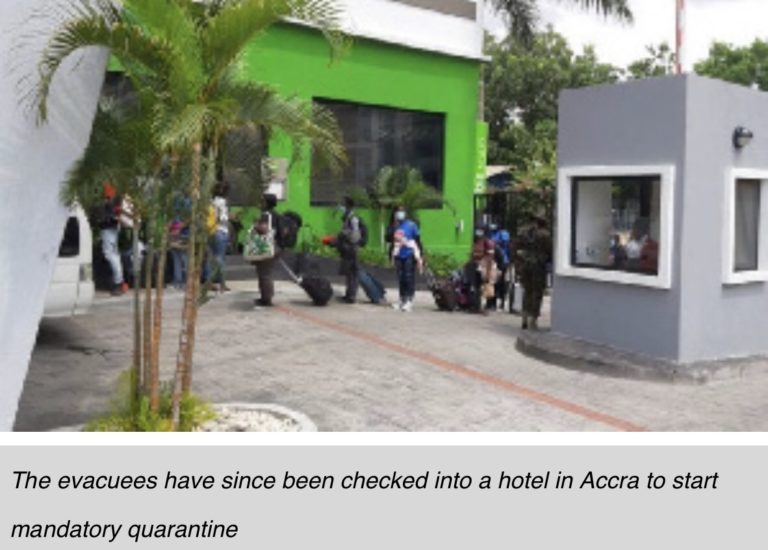 41 foreigners evacuate into the country....residents scared for surge in COVID-19 case