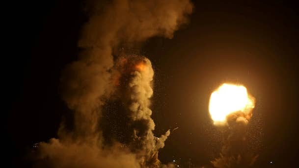 Israel bombs Gaza over Hamas' war alert Israel bombs Gaza over Hamas' war alert.