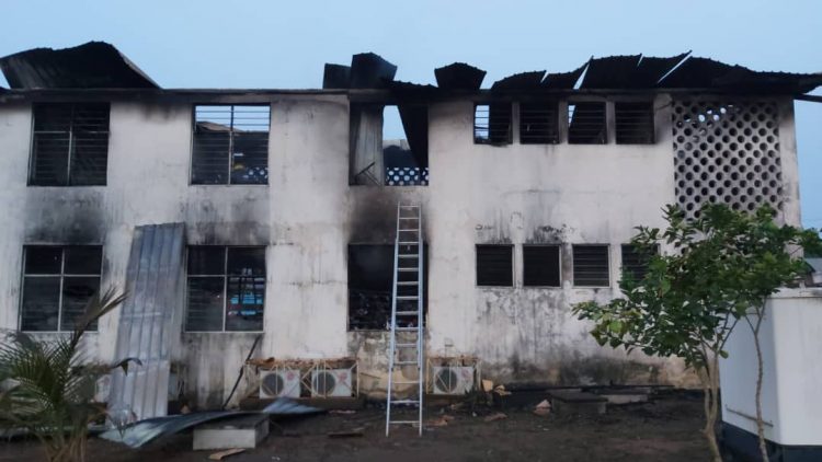 Fire guts EC's Regional office Fire guts EC's Regional office