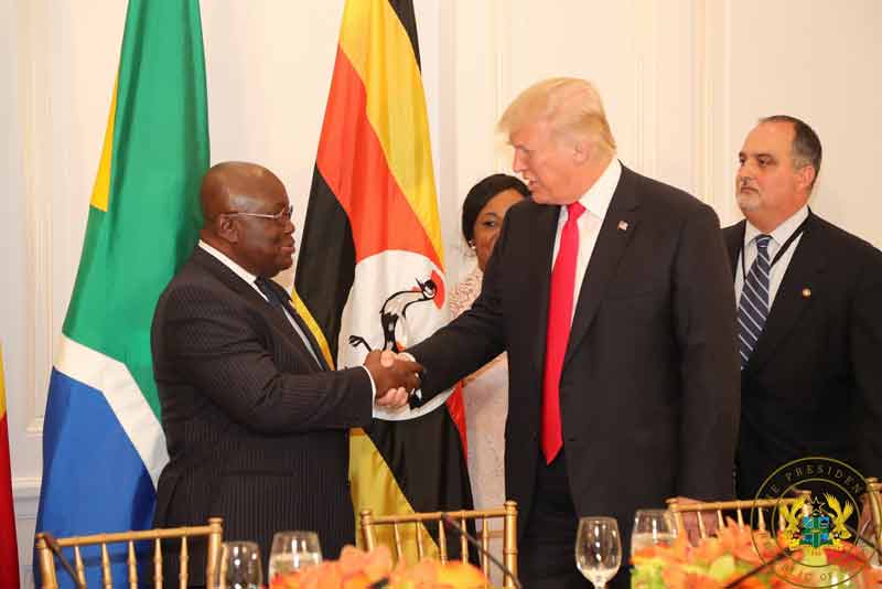 President Akufo-Addo expresses Ghana's support to the American President after testing positive for COVID-19