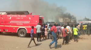 Coronavirus patients in double trouble after fire guts Korle-Bu ICU 