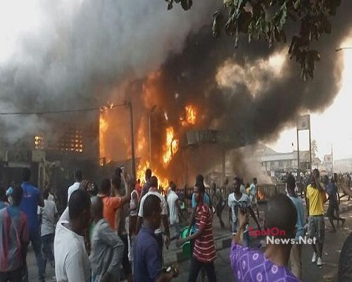 Elections 2020: Fire guts a polling station at madina