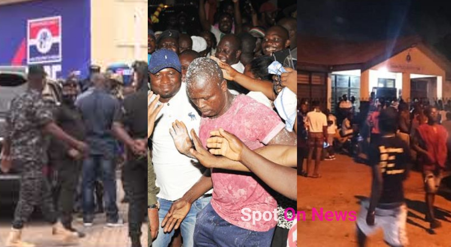 Tema East:NDC supporters go on rampage following detention of their Parliamentary candidate Tema East:NDC supporters go on rampage following detention of their Parliamentary candidate
