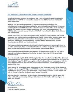 Kidi bags international deal
