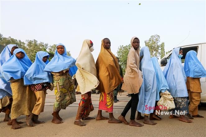 Nigeria kidnapped girls Shots fired at Zamfara reunion ceremony Nigeria kidnapped girls Shots