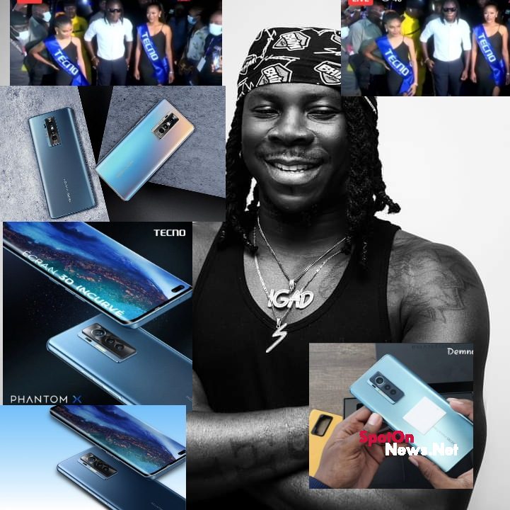 Stonebwoy unveils as brand ambassador for Tecno Phantom X