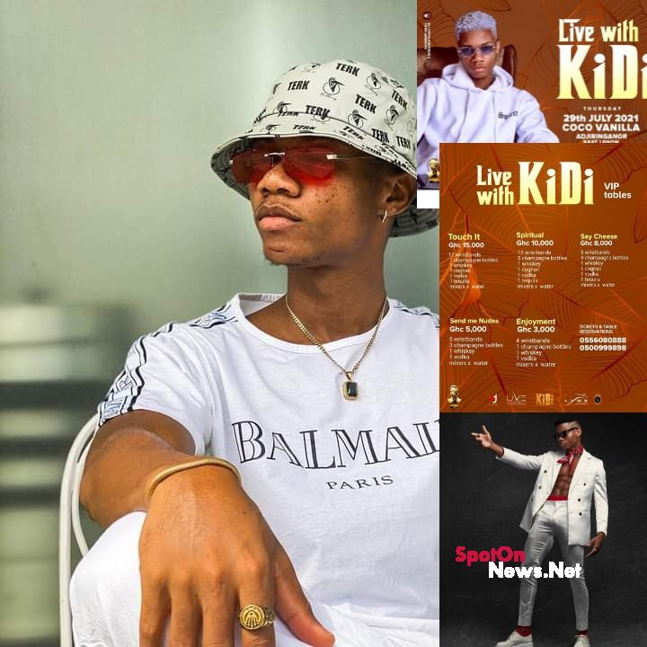 'Live with KiDi': negativity greeting the concert is boring--- KiDi shades critics