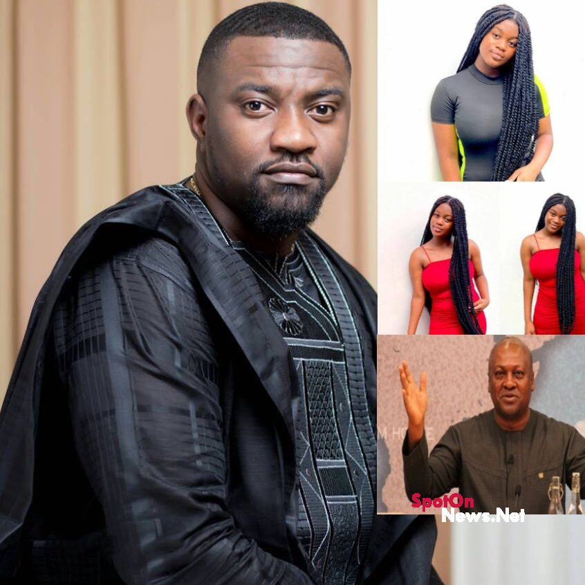 John Dumelo descends heavily on NPP Communicator over an attack on Mahama's daughter
