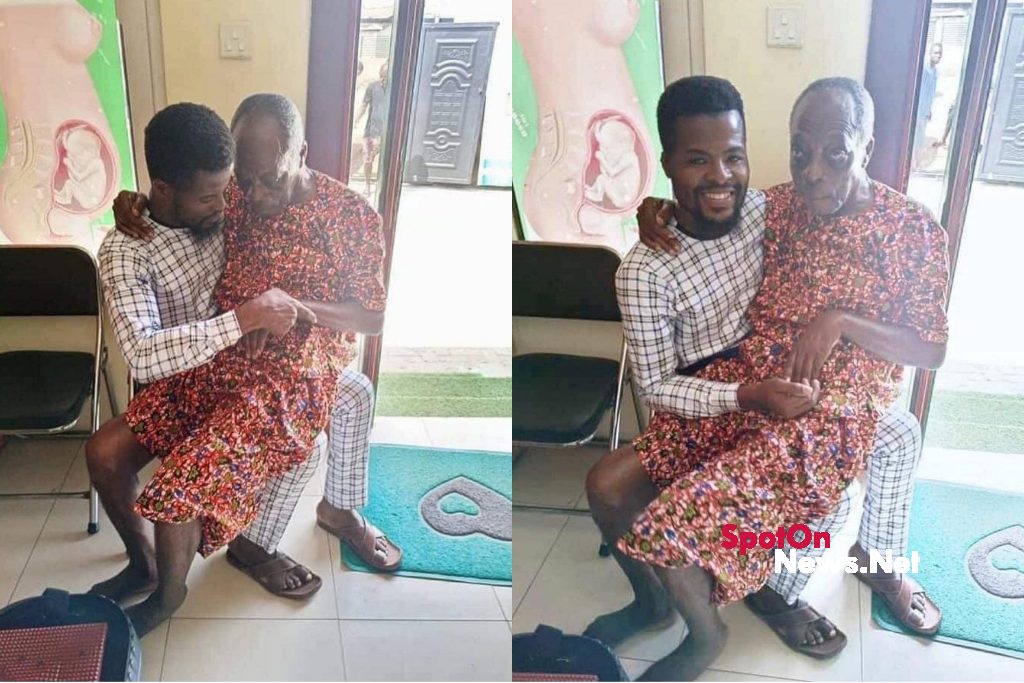 Photo: ill-health of veteran actor, Kohwe leads Ghanaians to shed tears 