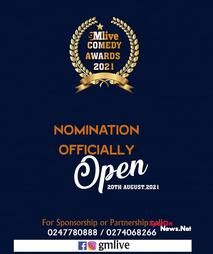 GMlive Comedy Awards nomination officially opens for comedians and bloggers