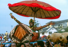 Apam chiefs perform rituals ahead of burial of 14 bodies today