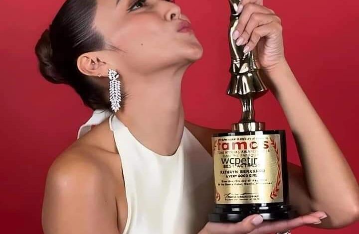 Kathryn Bernardo bags her first Best Actress award at the FAMAS Kathryn Bernardo